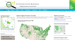 Desktop Screenshot of conservationalmanac.org
